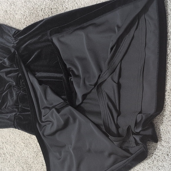 NWT WHBM White House Black Market Surplice Velvet Knee Length Strapless Dress - Picture 11 of 15